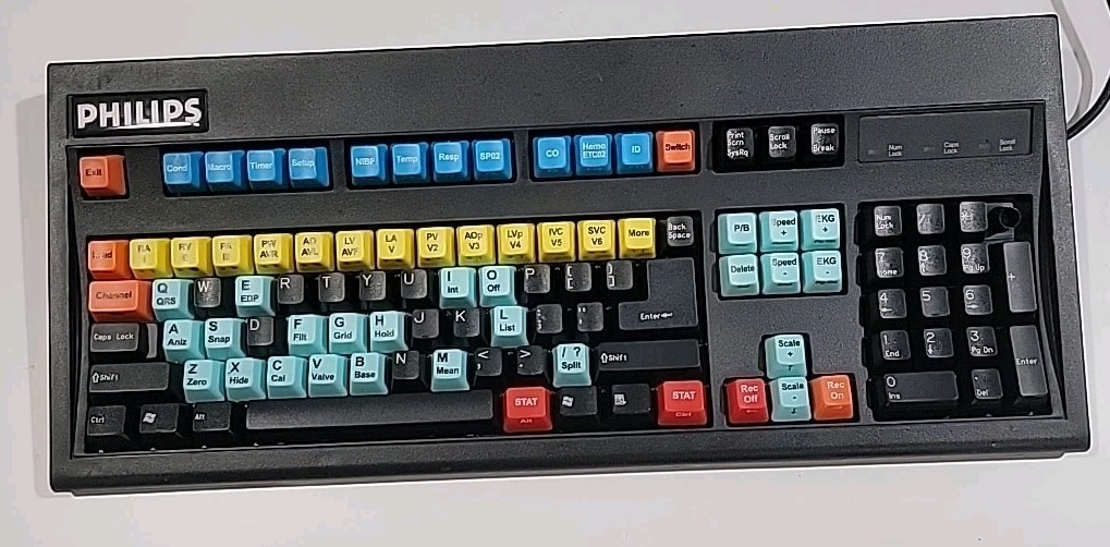 Philips Vintage Keyboard ☆missing One Key☆ Philips Vintage Keyboard ☆missing One Key☆