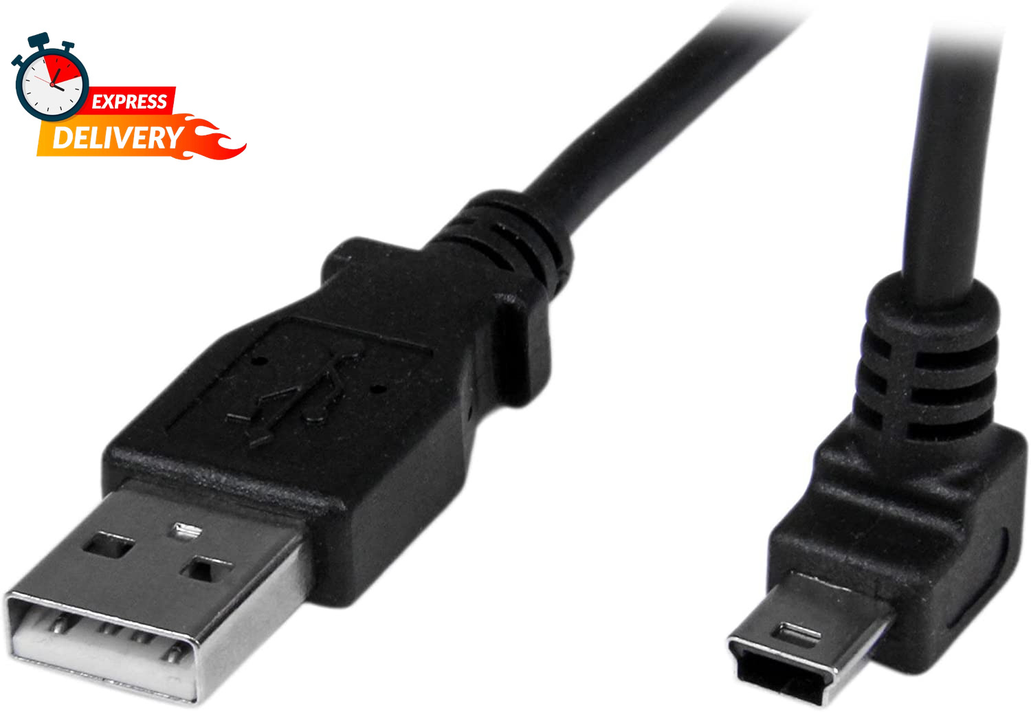 1M Mini USB Cable Cord - a to up Angle Mini B - up Angled Mini USB Cable - 1X US