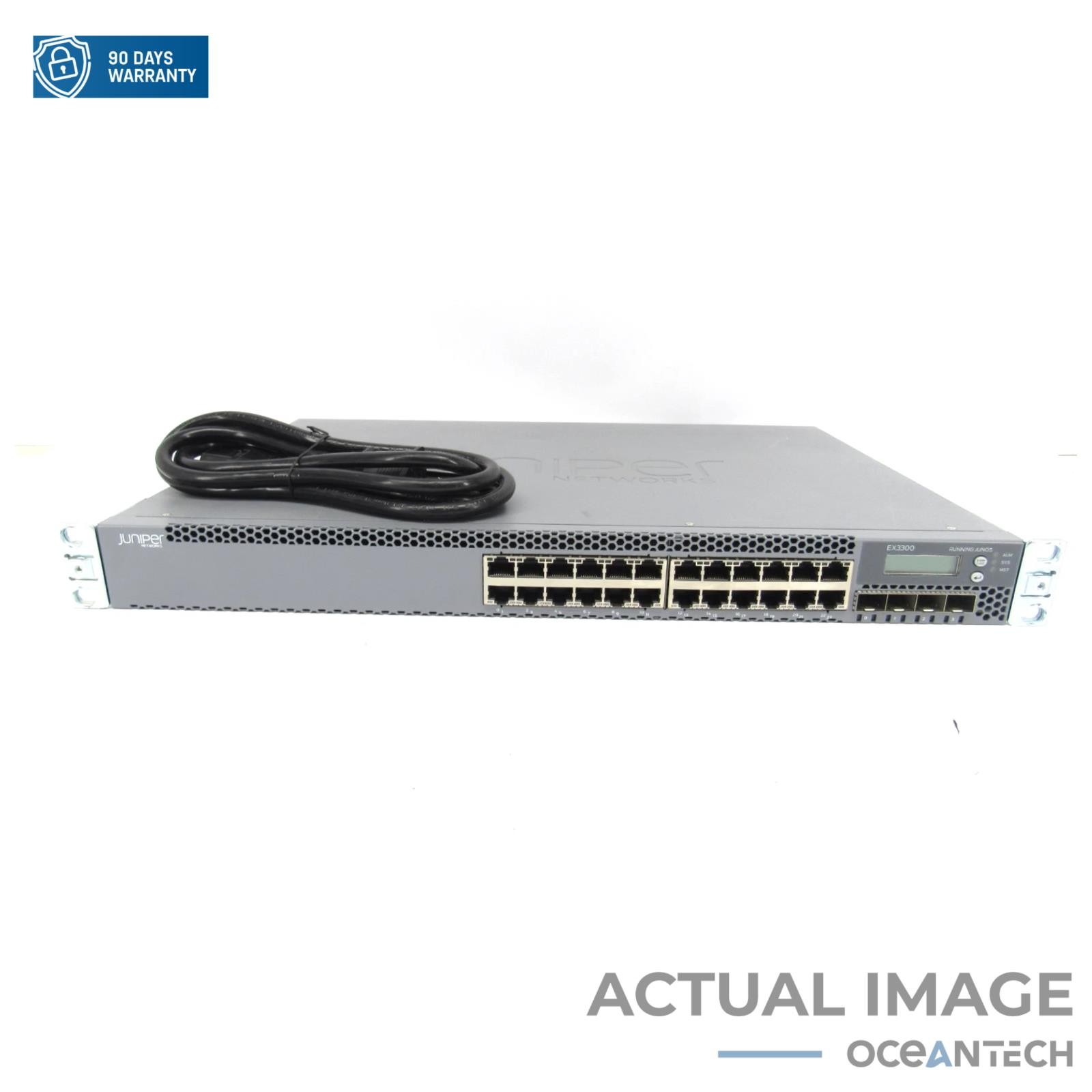 Juniper EX3300-24T 24-Port Gigabit 4-Port SFP+ Switch w/RMK