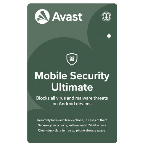 Avast Ultimate for Android 2 Year 1 Device Avast Ultimate for Android 2 Year 1 Device