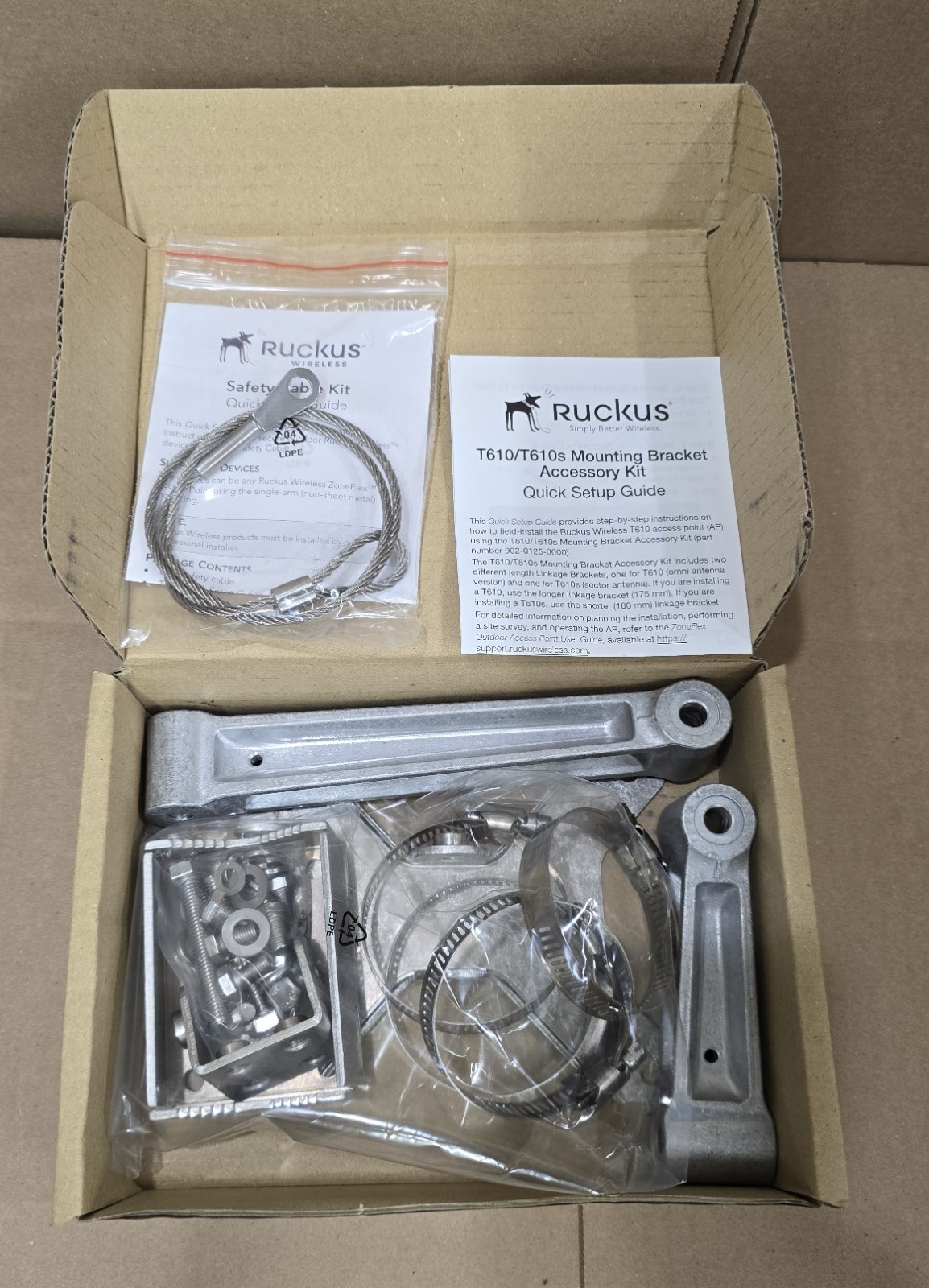 Commscope Ruckus Outdoor Mounting Bracket for the T310 T350 T610 T710 T750 Commscope Ruckus Outdoor Mounting Bracket for the T310 T350 T610 T710 T750