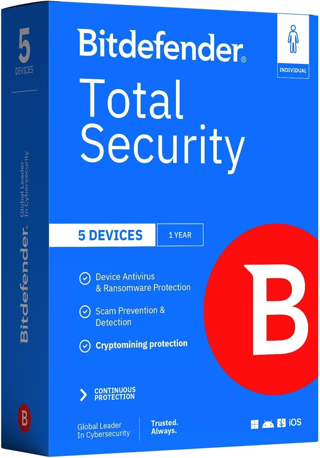 Bitdefender Total Security 2026 – Complete Antivirus and Internet Security Suite Bitdefender Total Security 2026 – Complete Antivirus and Internet Security Suite