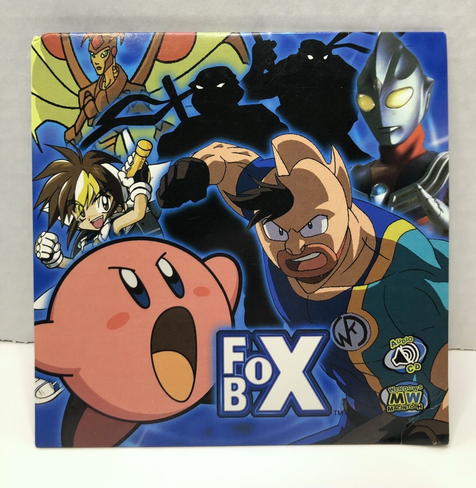 Toys R Us Fox Box RARE Sneak Peek Promo CD ROM Ninja Turtles Kirby Ultraman
