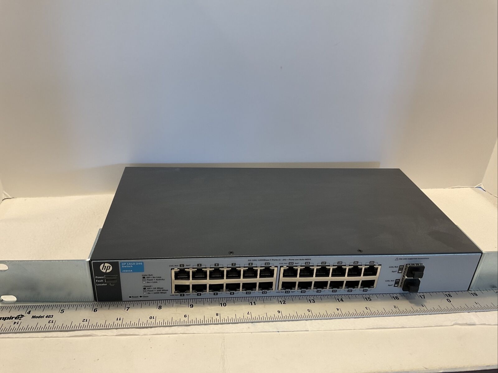 HP J9803A 1810-24G 24-Port Web Managed Gigabit Fast Ethernet Switch 2-SFP Ports
