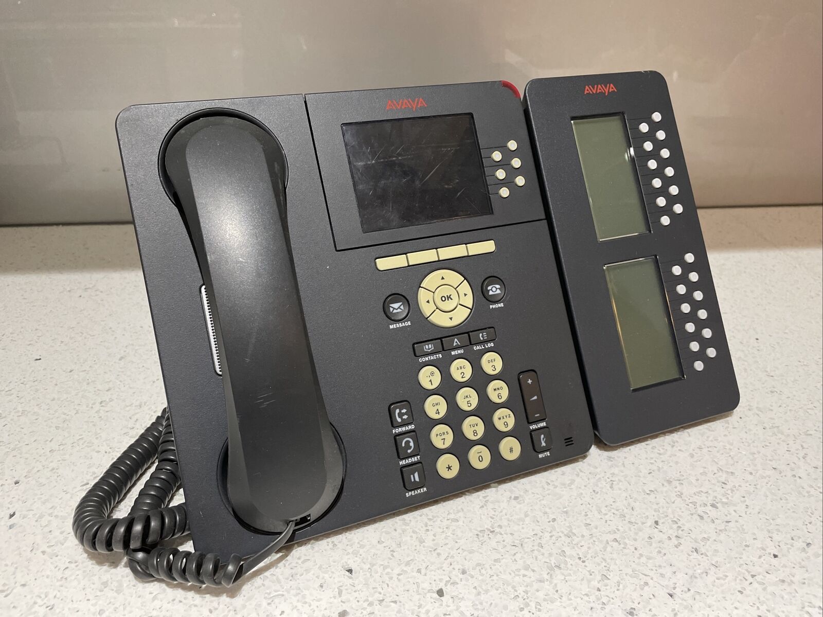AVAYA 9640G Business IP Corded Telephone With Button Expansion SBM24