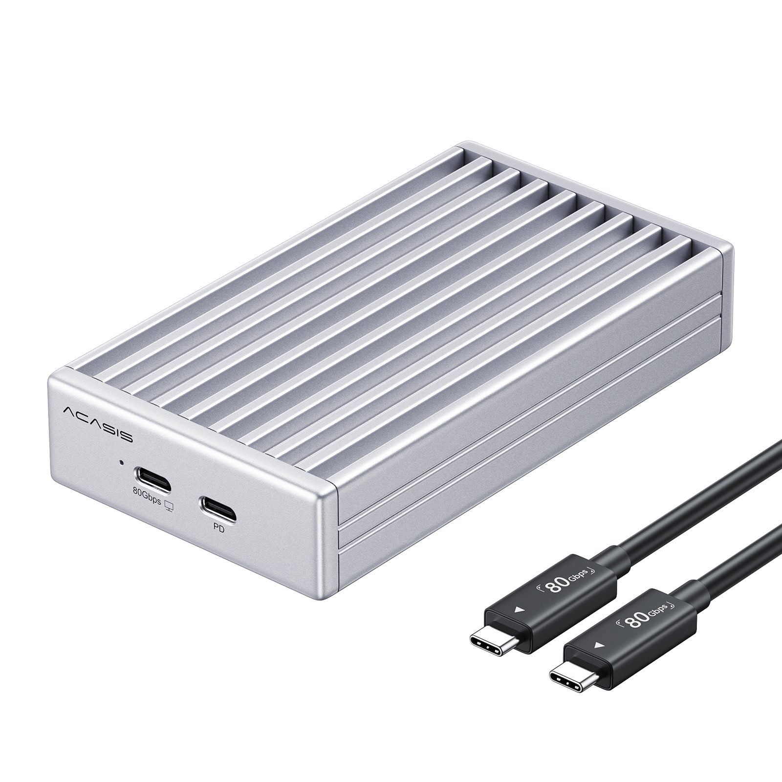 ACASIS TB504Mini Thunderbolt 5 M.2 NVMe SSD Case 80Gbps Fanless Cooling Gen5