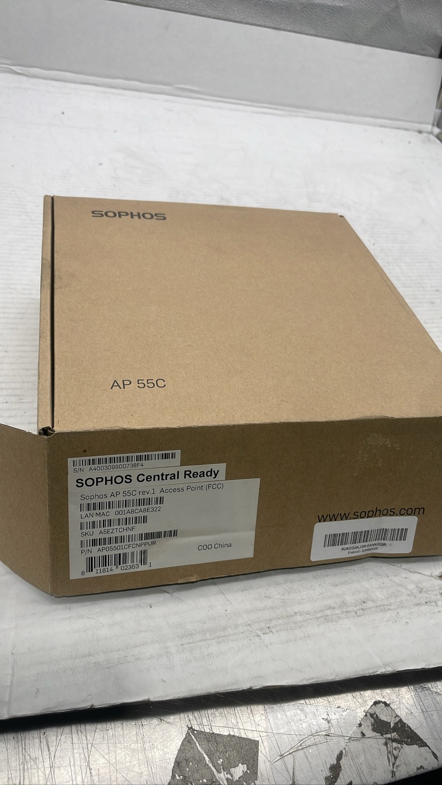 Sophos AP 55C Rev.1 Wireless Access Point WiFi 802.11ac PoE Sophos AP 55C Rev.1 Wireless Access Point WiFi 802.11ac PoE