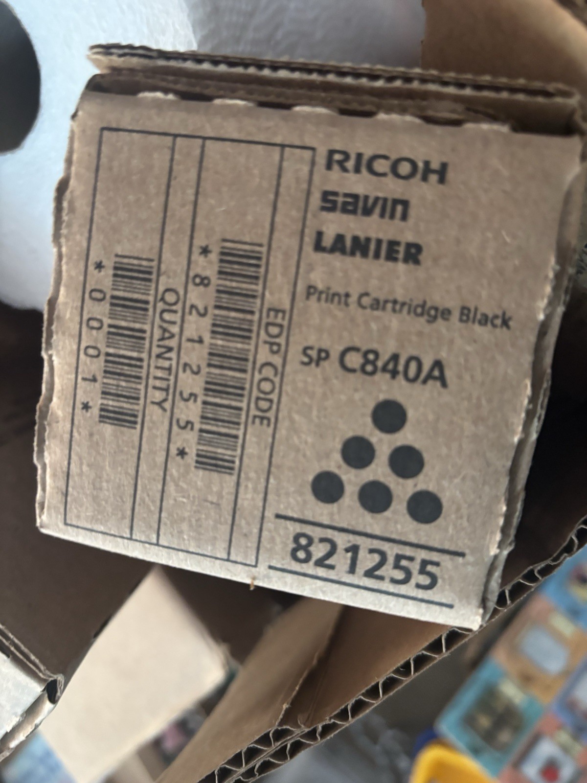 Ricoh SP C840A Black Print Cartridge Ricoh SP C840A Black Print Cartridge
