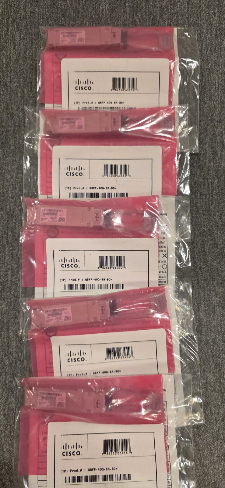 NEW Cisco QSFP-40G-SR-BD / 10-2945-02 Transceiver Module