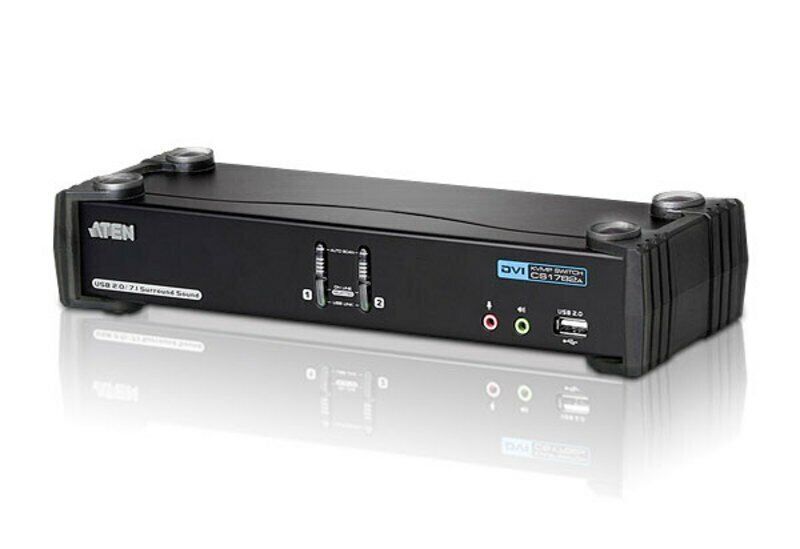 Aten CS1782A 2-Port USB DVI Dual Link KVMP Switch (New)