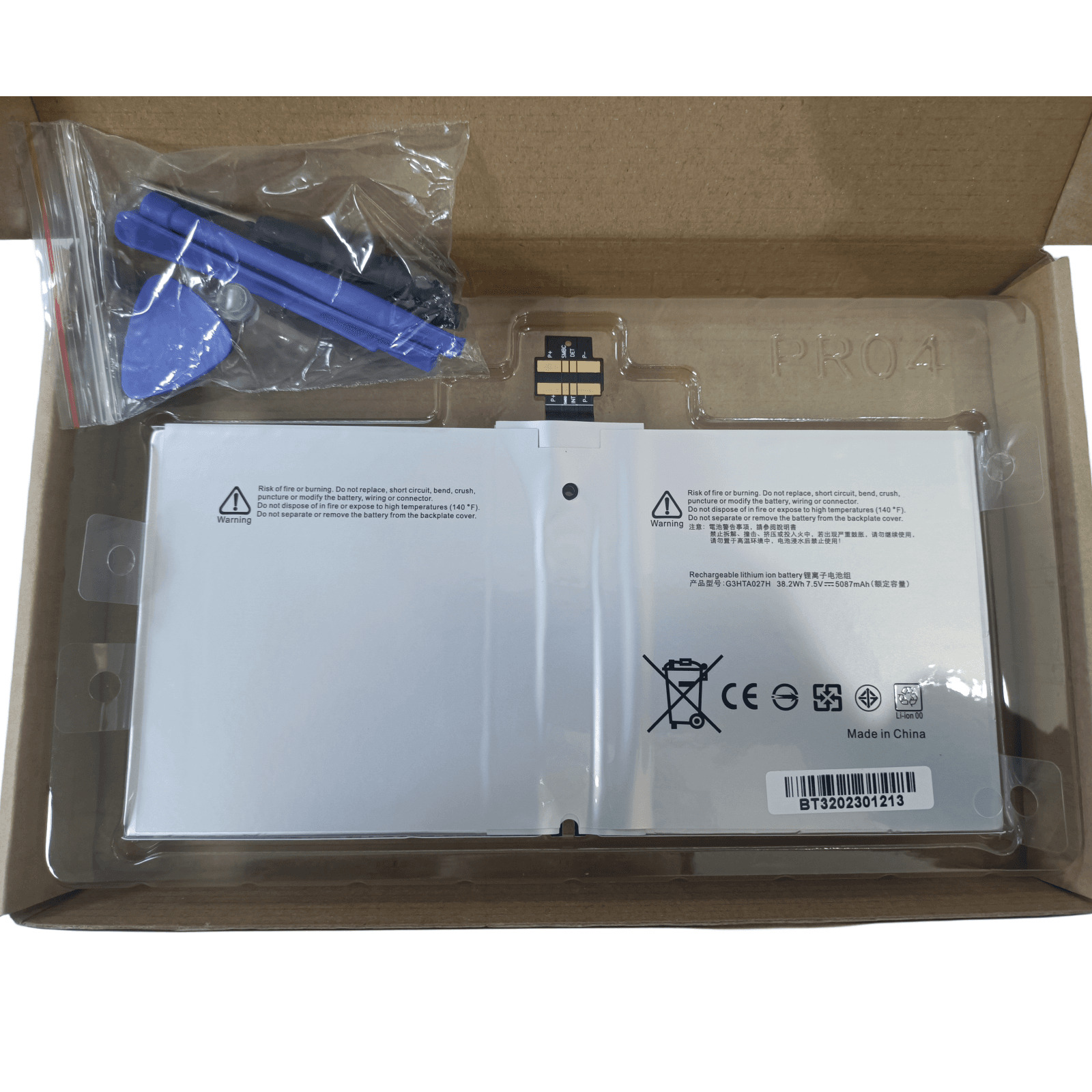 New Original DYNR01 G3HTA027H Battery for Microsoft Surface Pro 4 1724 12.3” US