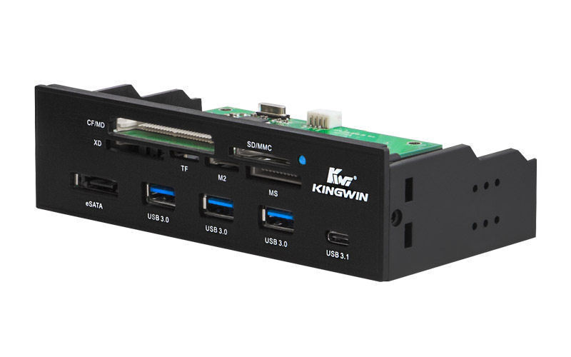 Kingwin KW525-3U3CR USB 3.0/USB3.1 Hub & Card Reader