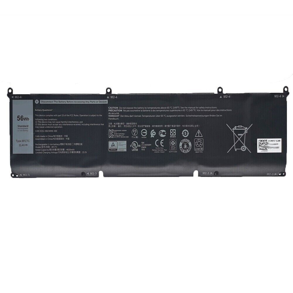 NEW Dell 56Wh 8FCTC Laptop Battery for XPS 15 9500 P8P1P DVG8M Series