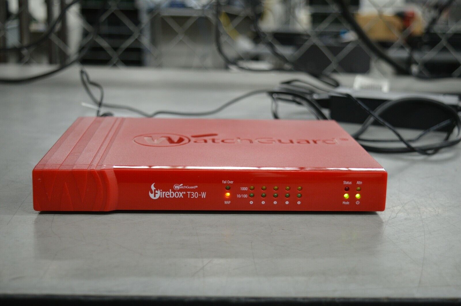 WatchGuard Firebox T30-W BS3AE5W Network Security Firewall w/ AC Power Supply
