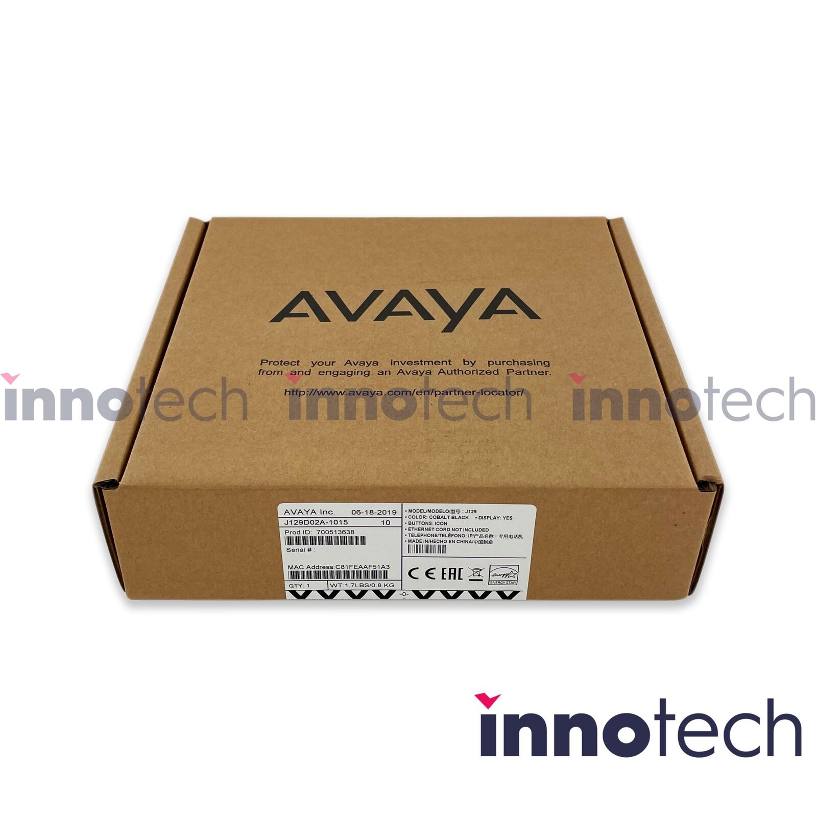 Avaya J129 IP Phone (700513638) Global No Power Supply Product