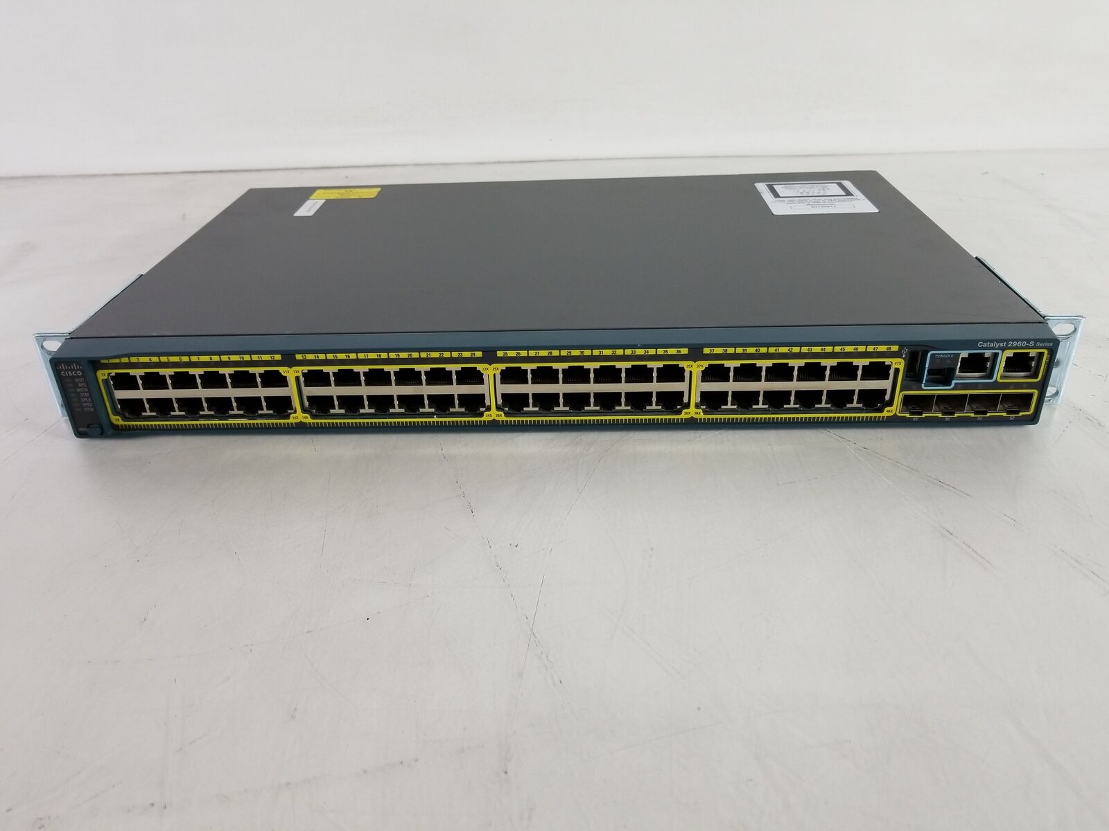 Cisco Catalyst 2960S WS-C2960S-48TS-L 48-Port Gigabit Managed Ethernet Switch
