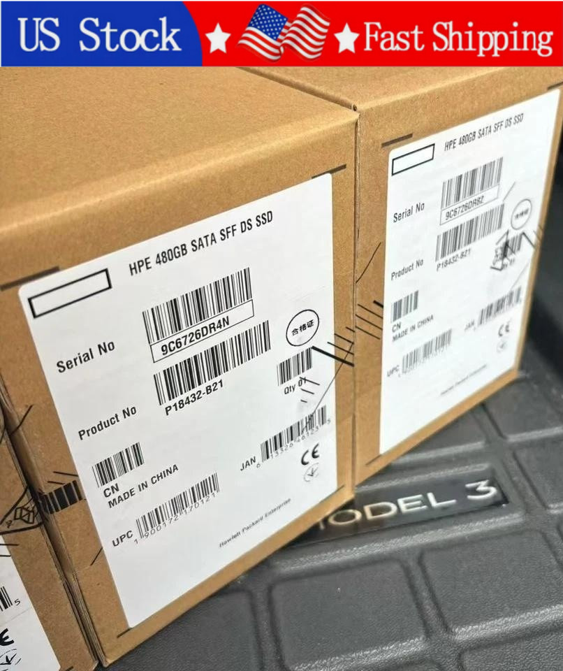 New HPE P18432-B21 P18477-001 480GB SATA 6G 2.5\