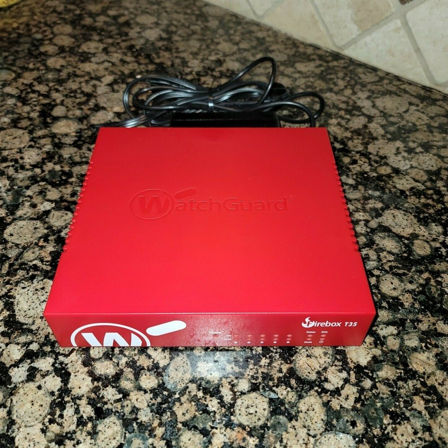 Used WatchGuard Firebox T35 Firewall and Power Cord No License