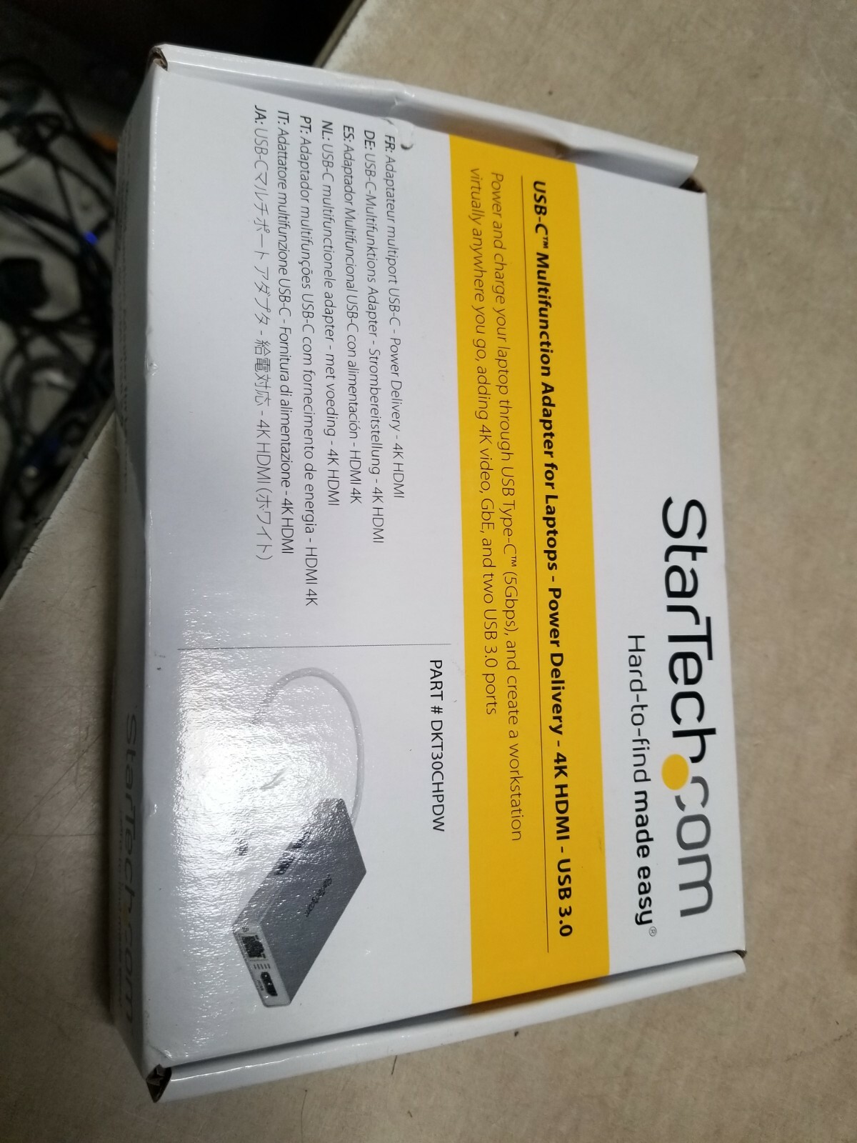 Startech USB-C Multiport Adapter - USB-C Travel Dock w/ 4K HDMI - 60W PD Pass-Th Startech USB-C Multiport Adapter - USB-C Travel Dock w/ 4K HDMI - 60W PD Pass-Th