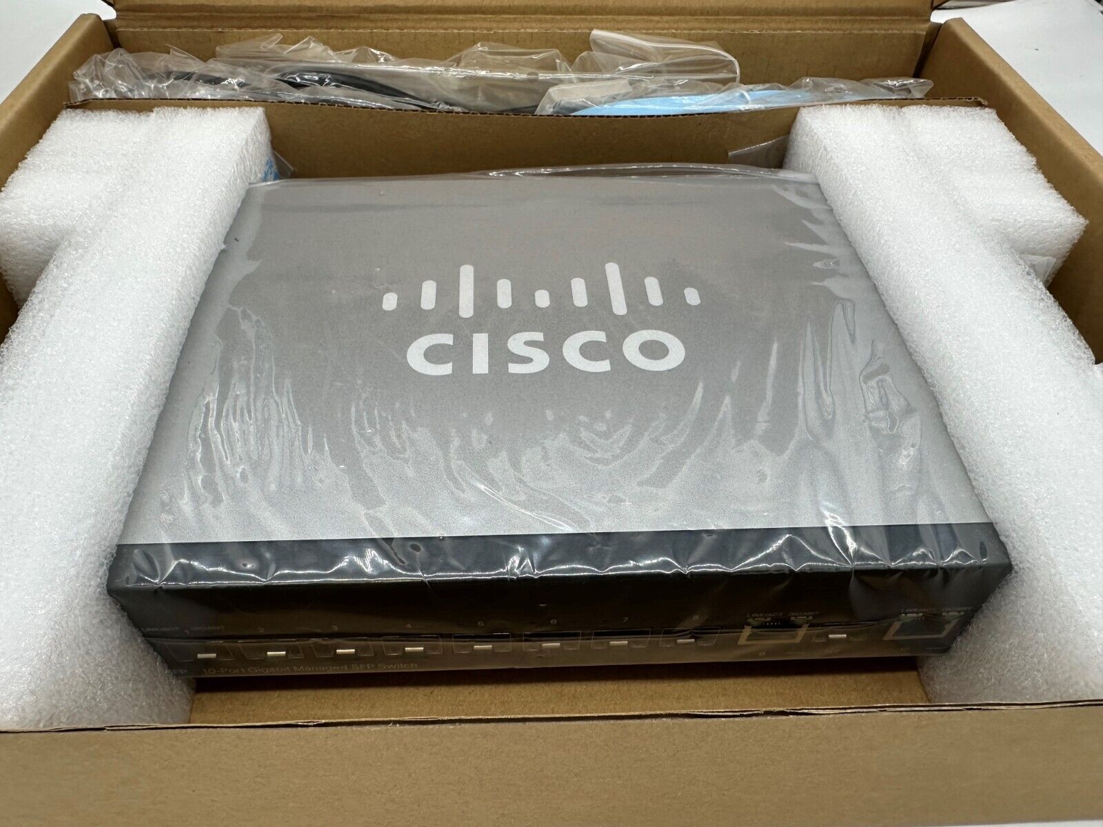 Cisco SG350-10SFP 10/100/1000 10 Port Gigabit SFP Managed Switch *OPEN BOX ITEM*