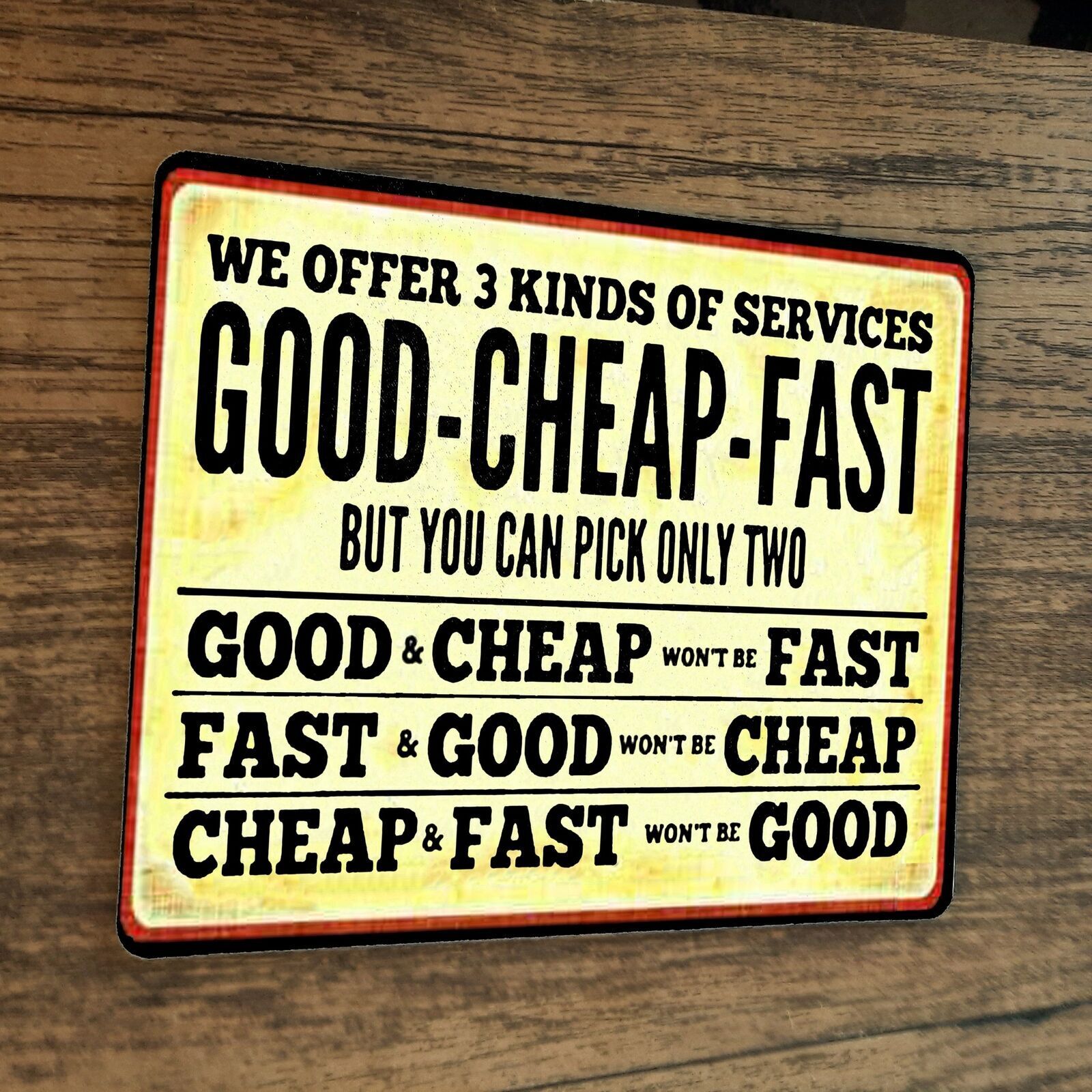 Good Cheap Fast 3 Kinds of Service Mouse Pad