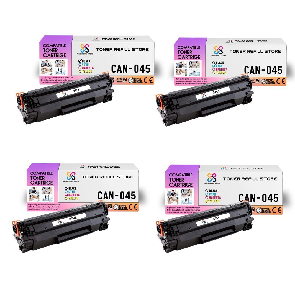 4Pk TRS 041H Black HY Compatible for Canon Image CLASS LBP312dn Toner Cartridge