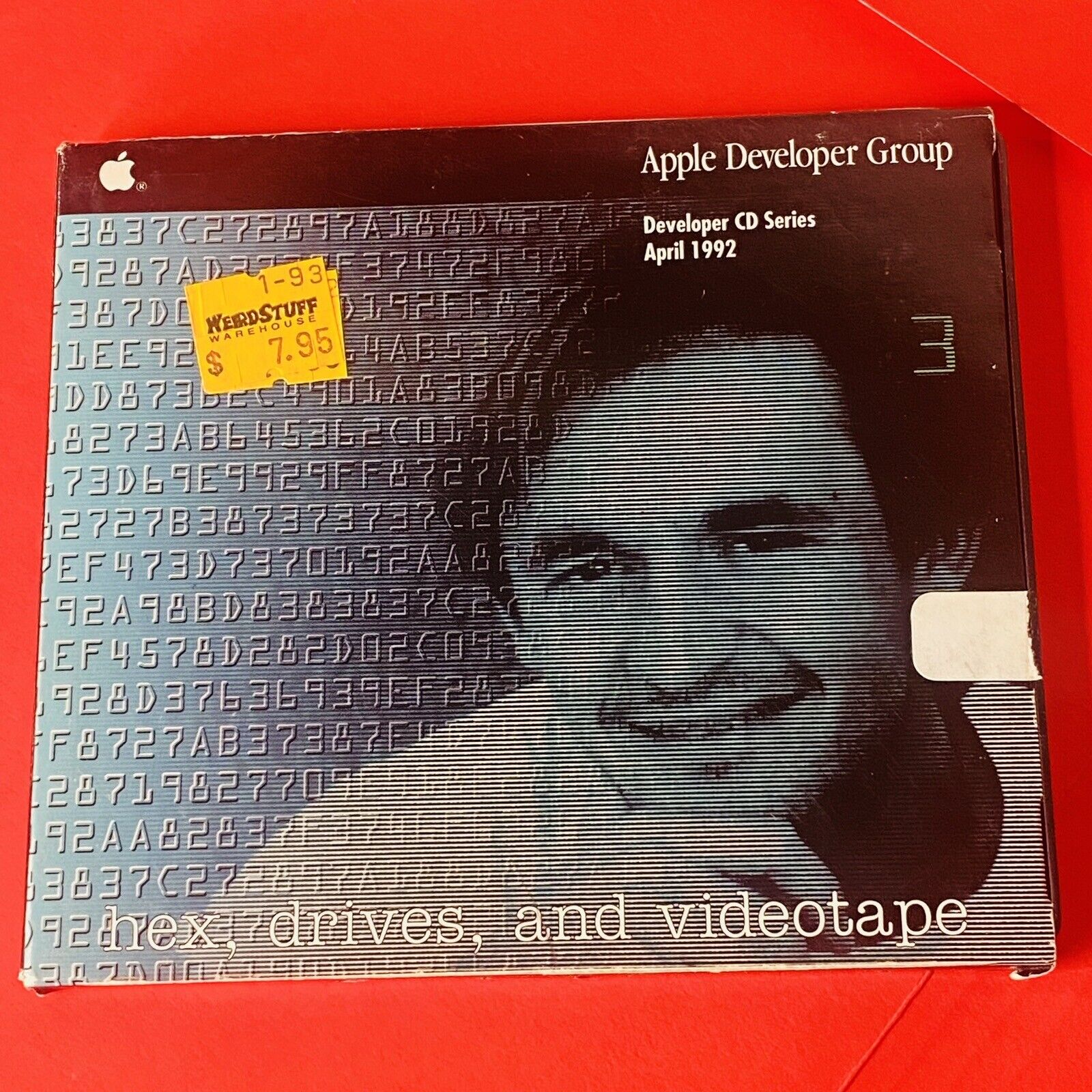 Apple Developer Group CD Series April 1992 Hex, Drives and Videotape Vtg RARR