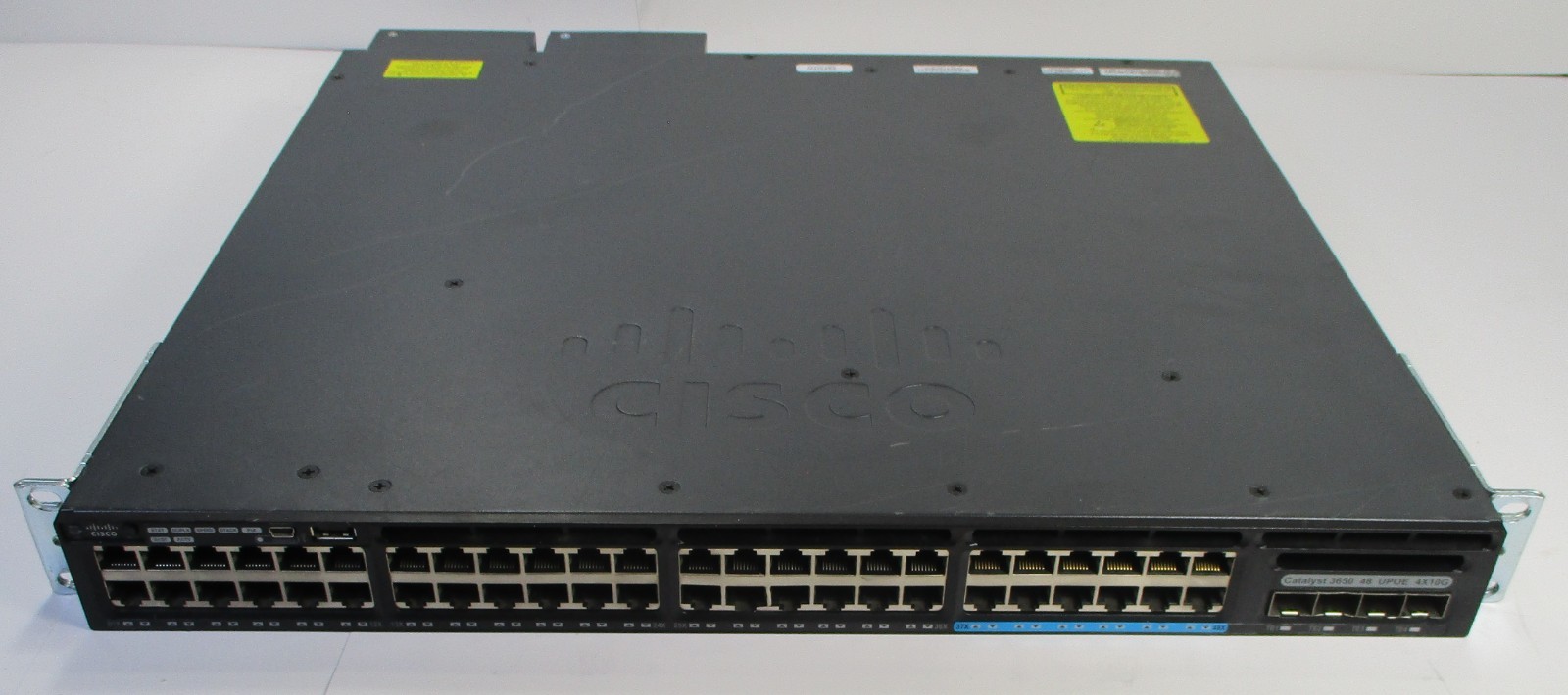 Cisco Catalyst WS-C3650-12X48UQ-L 48 Port UPOE 4x 10G SFP+ Switch