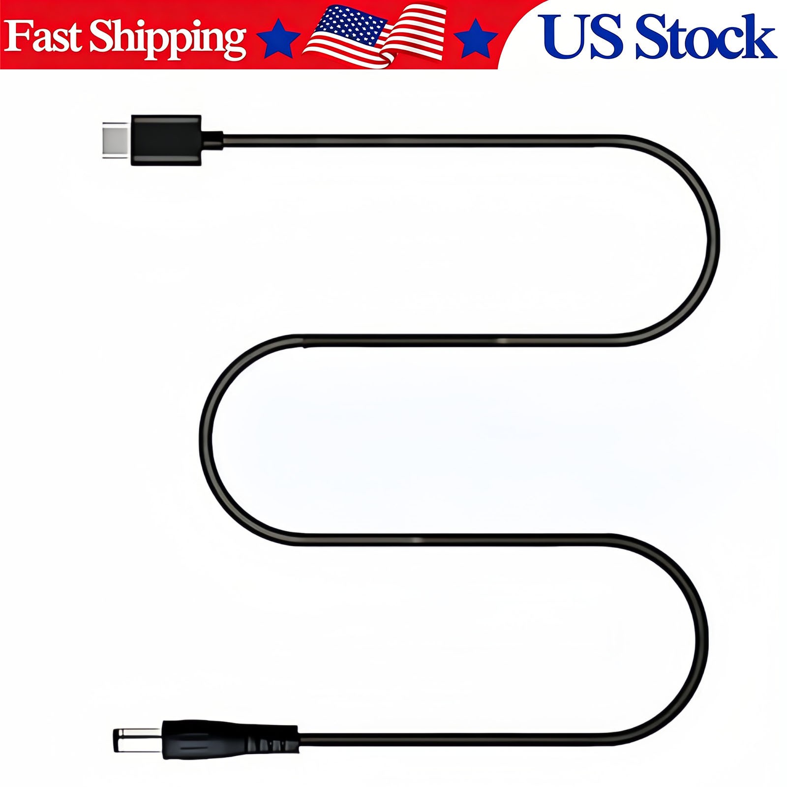 USB C to 12V DC 5.5x2.5mm 1m PD Trigger Cable for Router CCTV Monitor USB C to 12V DC 5.5x2.5mm 1m PD Trigger Cable for Router CCTV Monitor