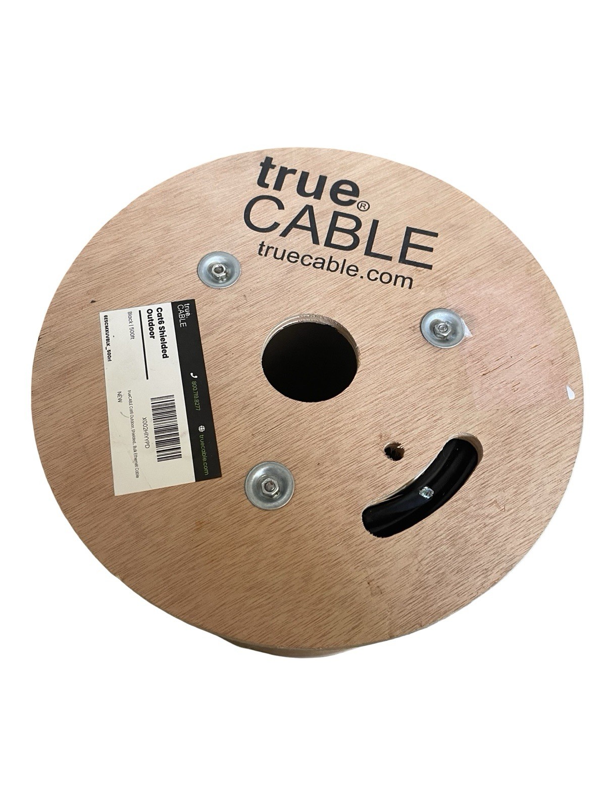 500ft TRUE CABLE Cat6 Direct Outdoor Bulk Ethernet Cable, Shielded 500ft TRUE CABLE Cat6 Direct Outdoor Bulk Ethernet Cable, Shielded
