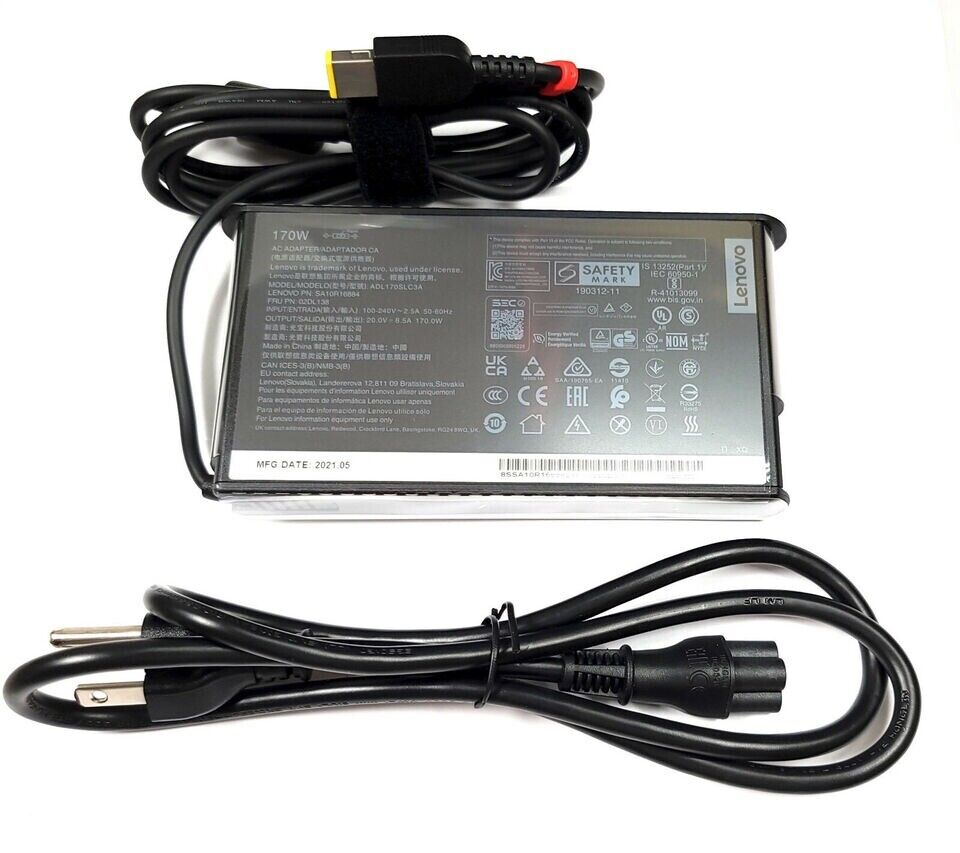 Lenovo Slim Pro 9 9i 16IRP8 83C0 Charger AC Adapter 170w OEM Power Supply ~ HVD