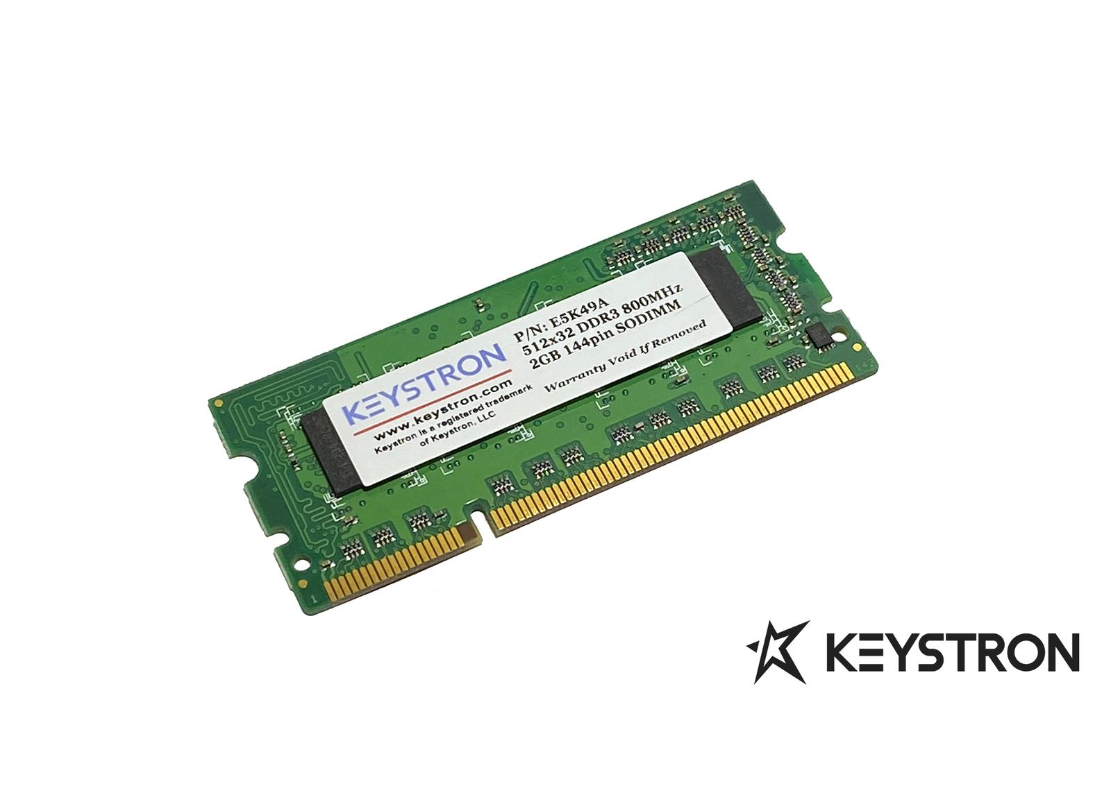 Keystron E5K49A 2GB 144pin DDR3 SODIMM RAM for HP Color LaserJet Enterprise Keystron E5K49A 2GB 144pin DDR3 SODIMM RAM for HP Color LaserJet Enterprise