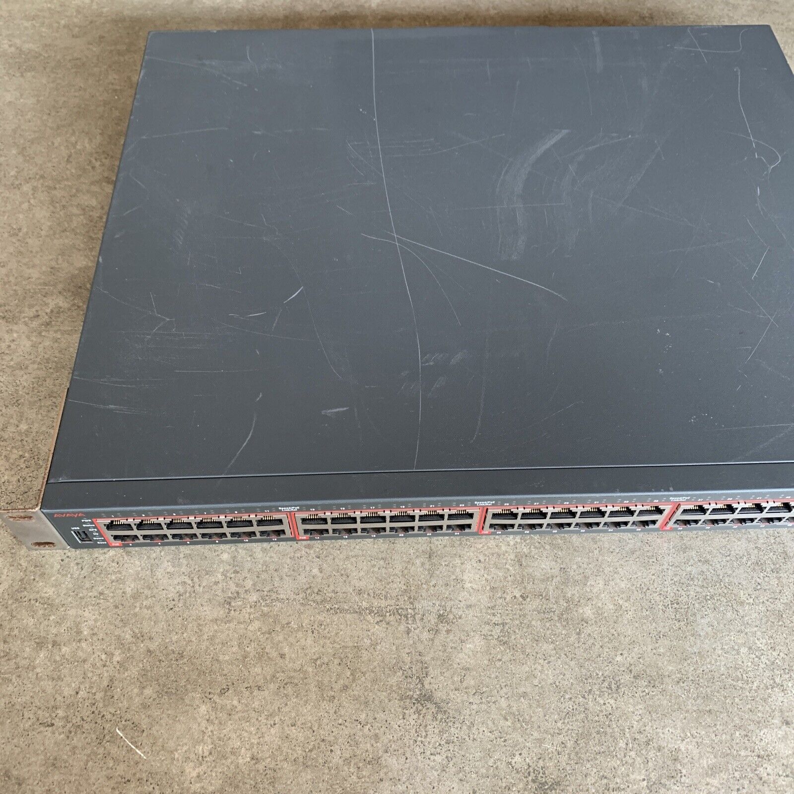 AVAYA 4548GT-PWR 48 Port Ethernet Routing Switch w/ Power & Stack Cables