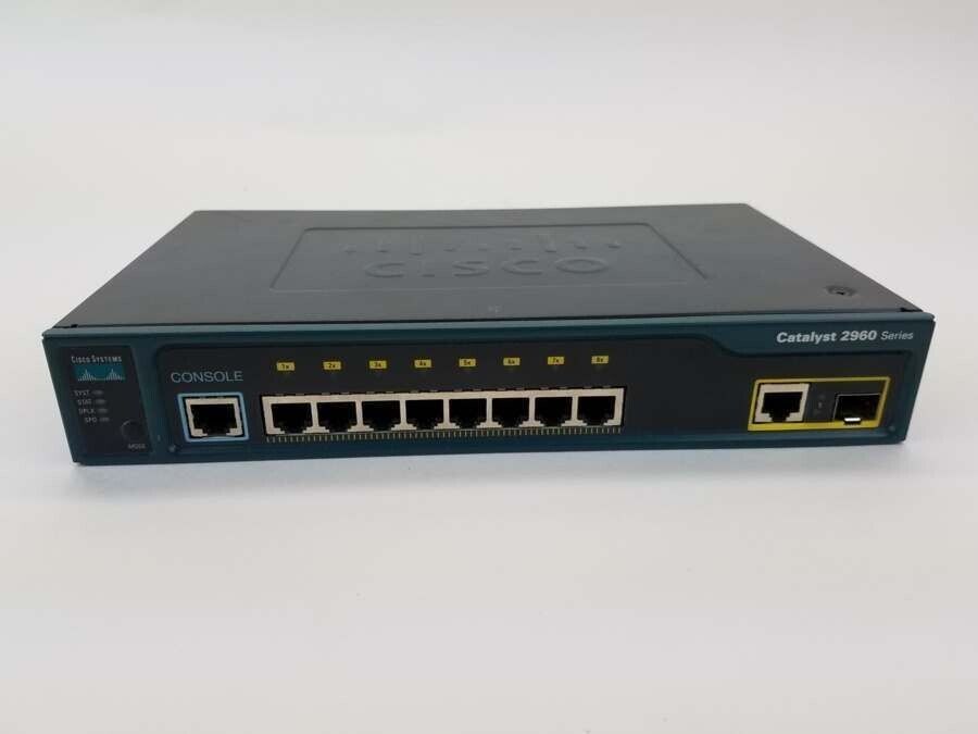 Cisco WS-C2960-8TC-L Fast Ethernet Switch 2960 30 Days Warranty 