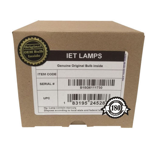 IET Genuine OEM Replacement Lamp for Christie LX55 Projector (Power by Philips)