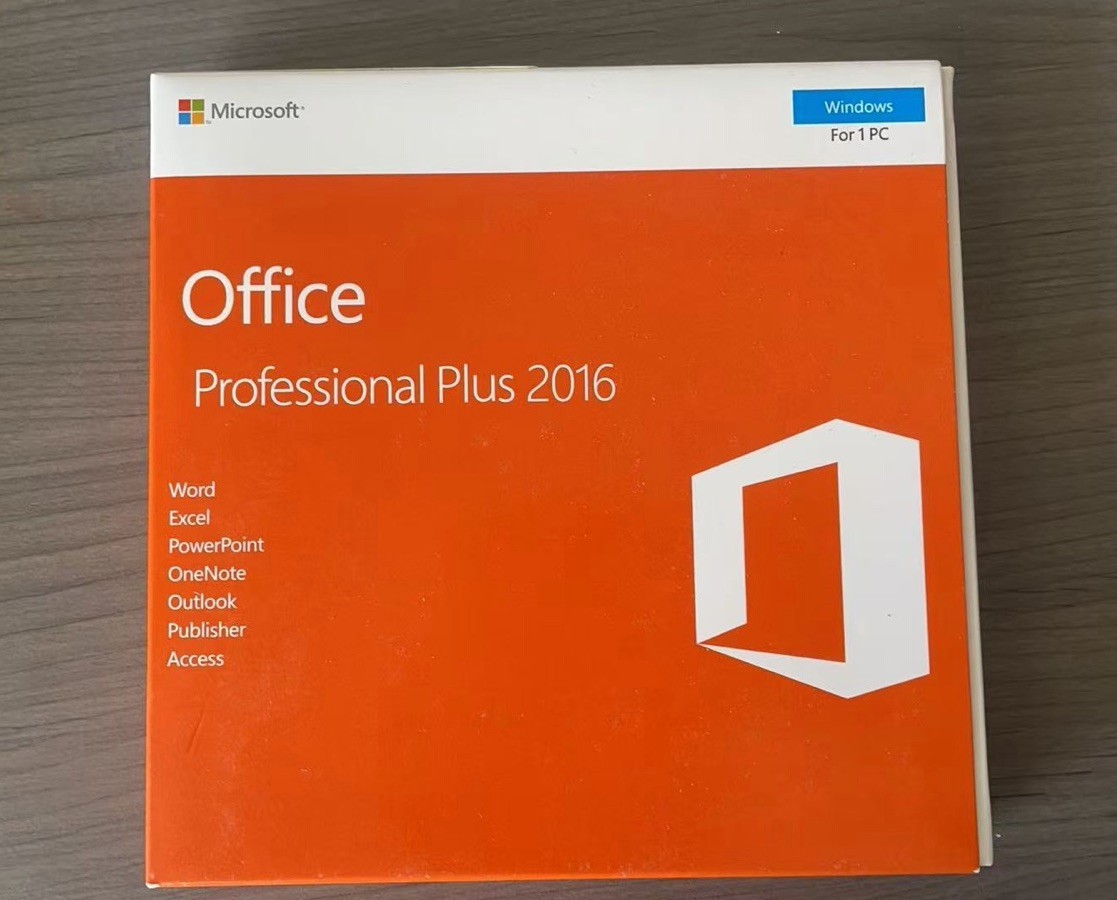 Microsoft Office 2016 Professional Plus DVD (Verified 10 PCs)+Product Key Sealed