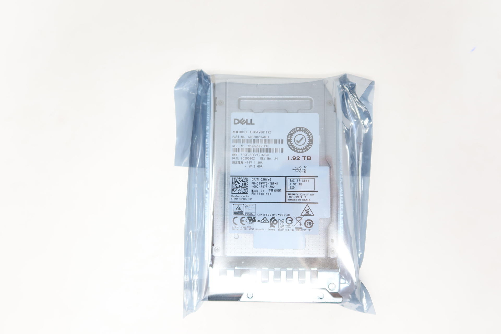 Dell 2WVYG 1.92TB 12G 2.5 Dell 2WVYG 1.92TB 12G 2.5