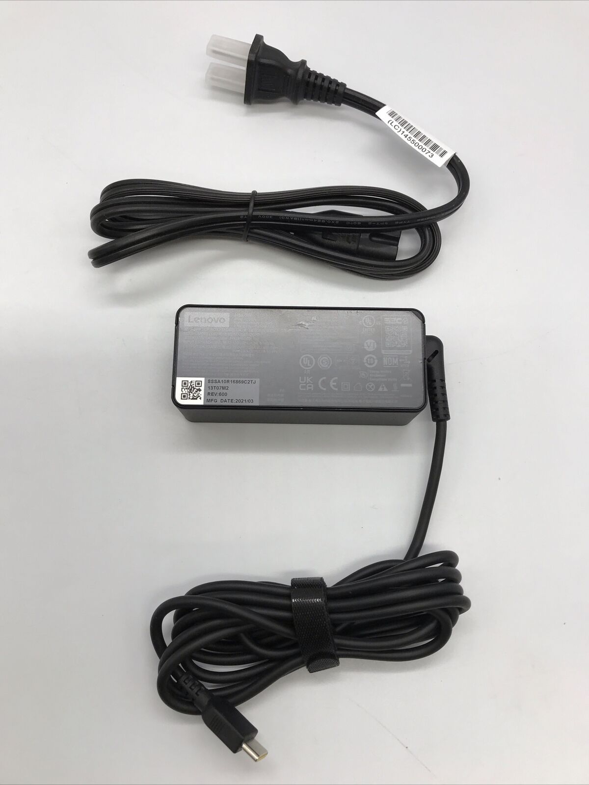 OEM Lenovo 45W USBC Type-C AC Power Adapter Charger 20V 2.25A ADLX45YCC2D