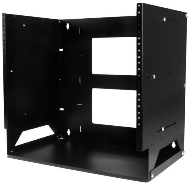 StarTech.com 8U Wallmount Server Rack with Built-in Shelf - Solid Steel - Adjust
