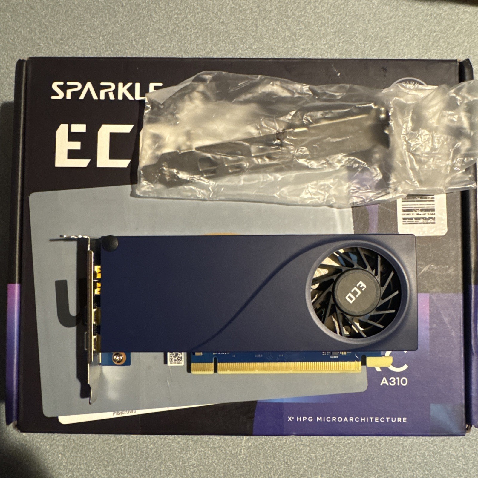 Sparkle Intel Arc A310 ECO, 4GB GDDR6 Low Profile GPU Sparkle Intel Arc A310 ECO, 4GB GDDR6 Low Profile GPU