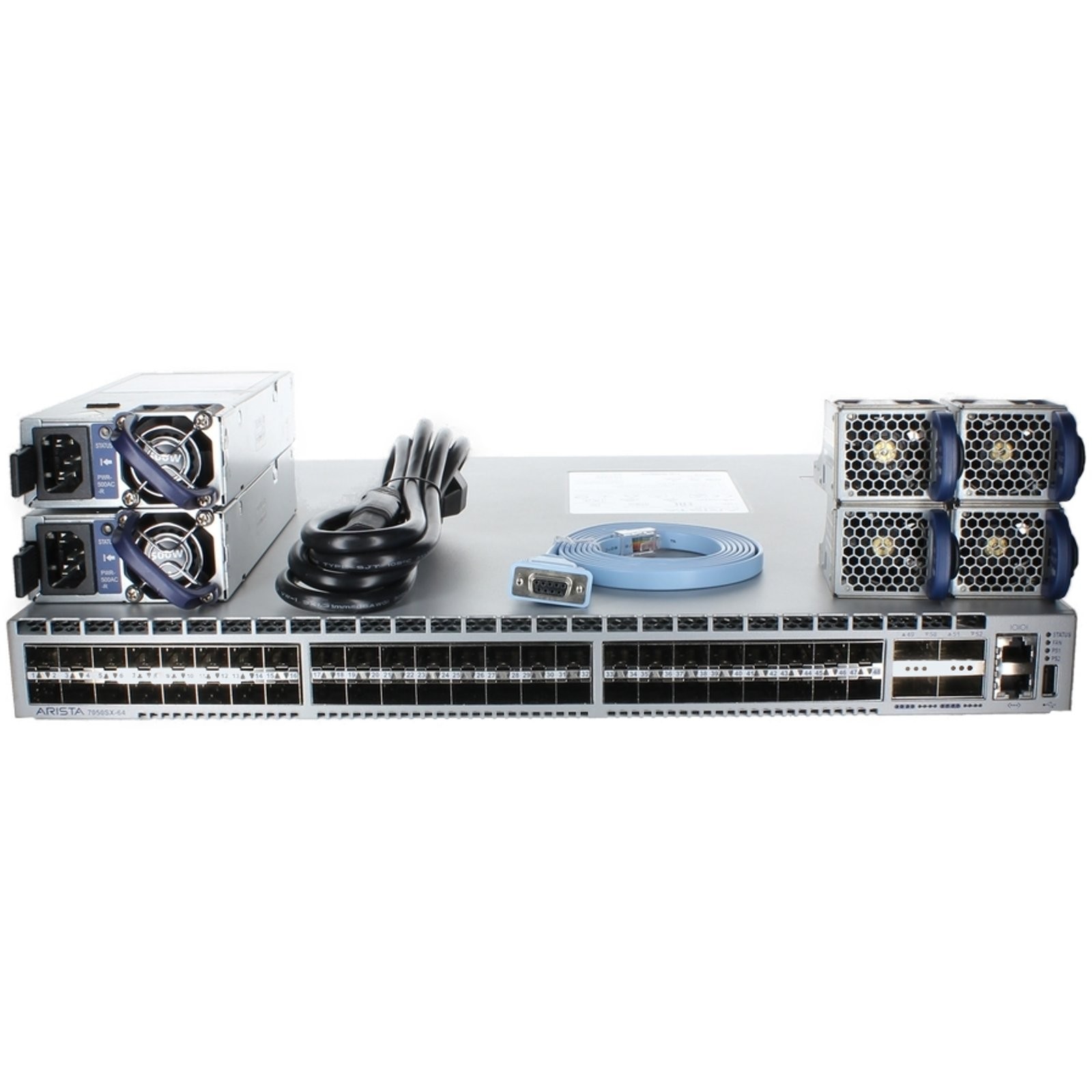 Arista DCS-7050SX-64-R 48P 10GbE SFP+ 4P 40GbE QSFP+ RA Switch Arista DCS-7050SX-64-R 48P 10GbE SFP+ 4P 40GbE QSFP+ RA Switch