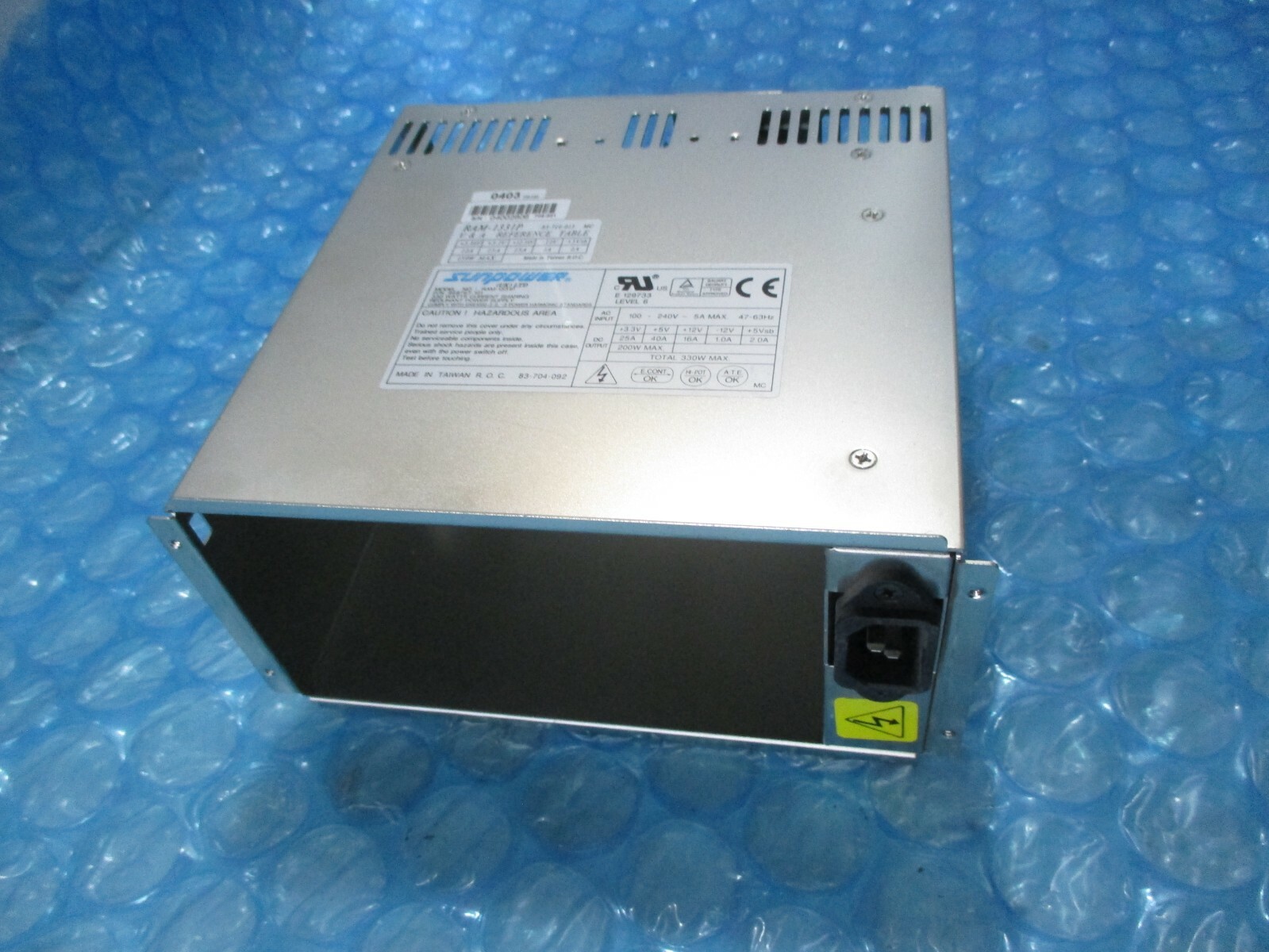 HP 231681-001 968767-101 RAM-1331P 83-714-013 Cage Power Supply