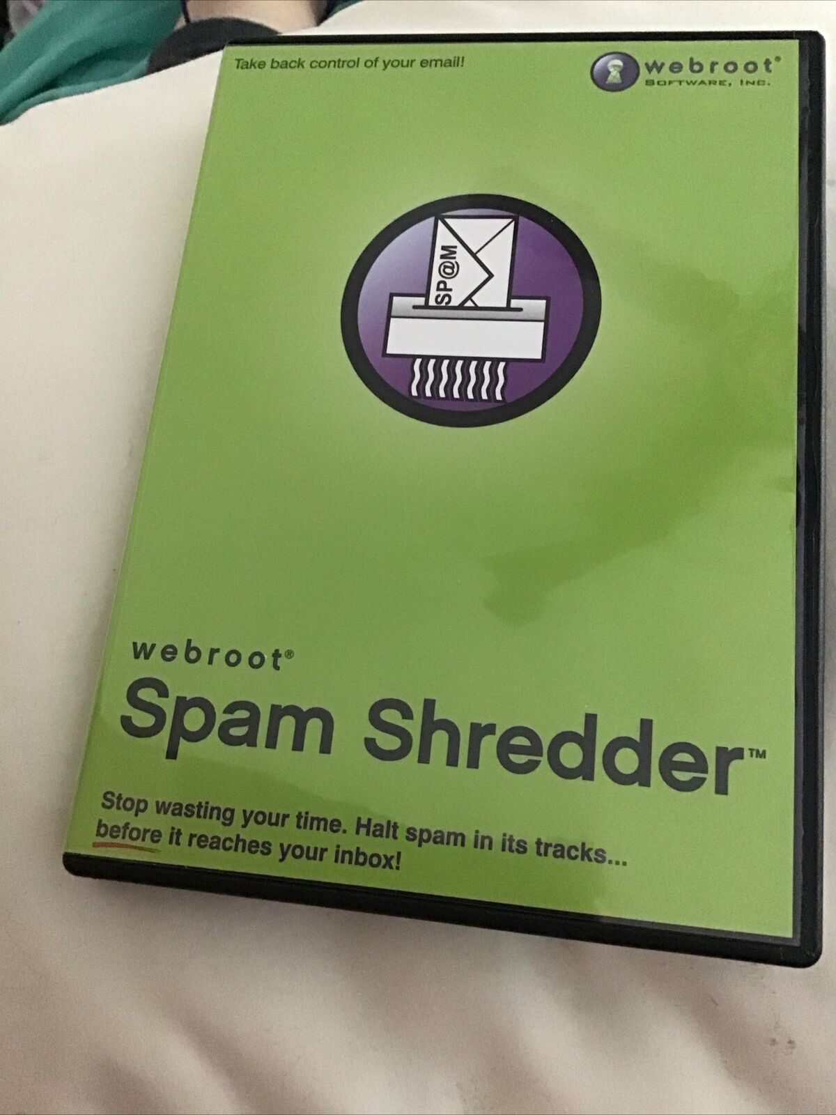 Webroot  Spam Shredder ….Used Once