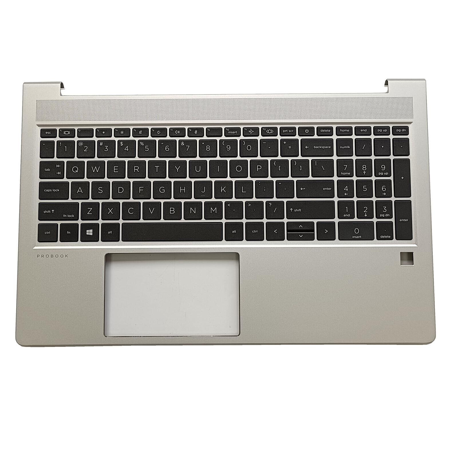 For HP Probook 450 G8 455 G8 Palmrest Non-Backlit US Keyboard M21740-001 Silver