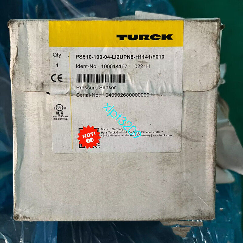 1PC NEW TURCK PS510-100-04-LI2UPN8-H1141/F010 Sensor FedEx or DHL