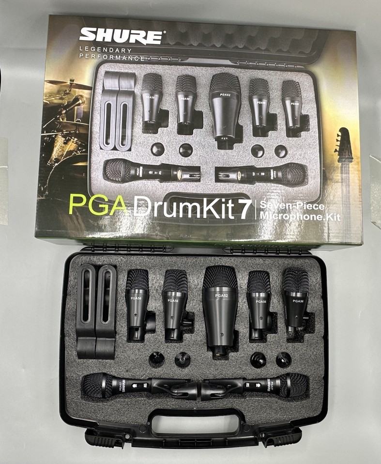 NEW Shure Brand New PGA Drumkit7 Complete Drum Microphone Kit BEST