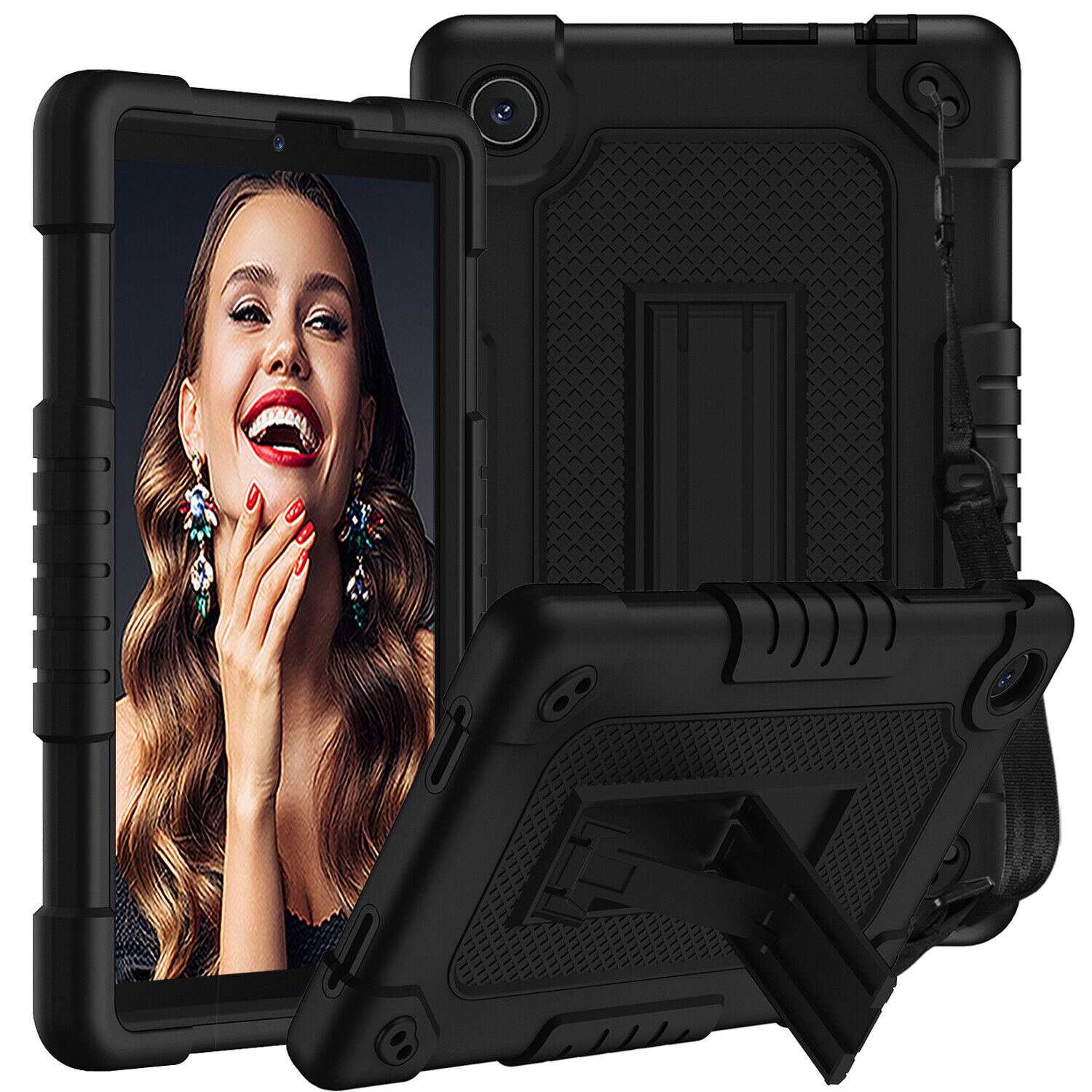 Shockproof Kids Hybrid Rugged Case For TCL Tab 8 LE(9137W)/TCL Tab 8 WiFi(9132X)