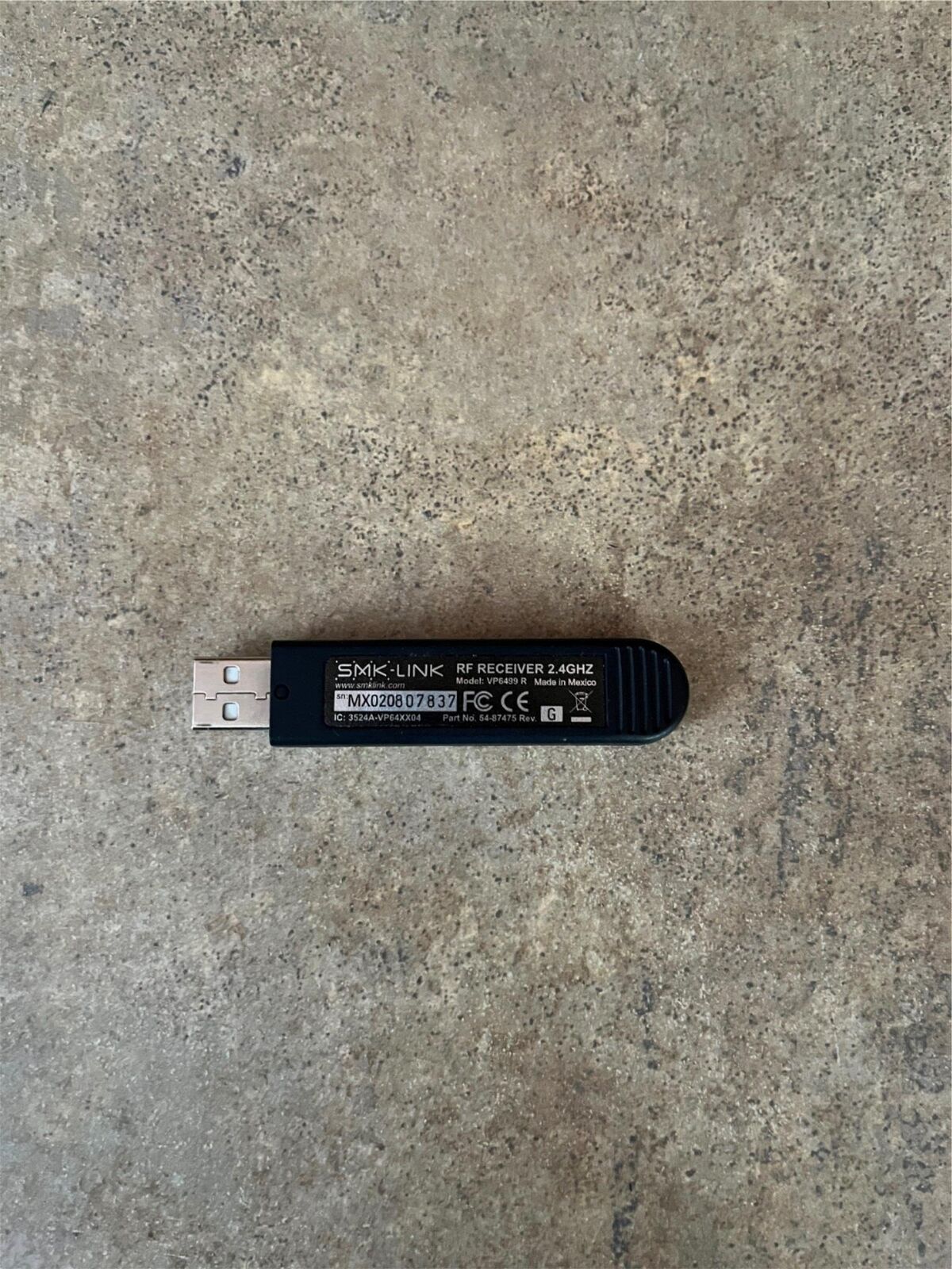 SMK-LINK USB - RF RECEIVER 2.4GHZ VP6499  I3-4(13)
