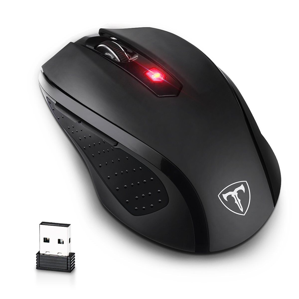 VicTsing 2.4G Ergonomic Optical Gaming Mouse 2400DPI Mice For Laptop PC Win10 OS