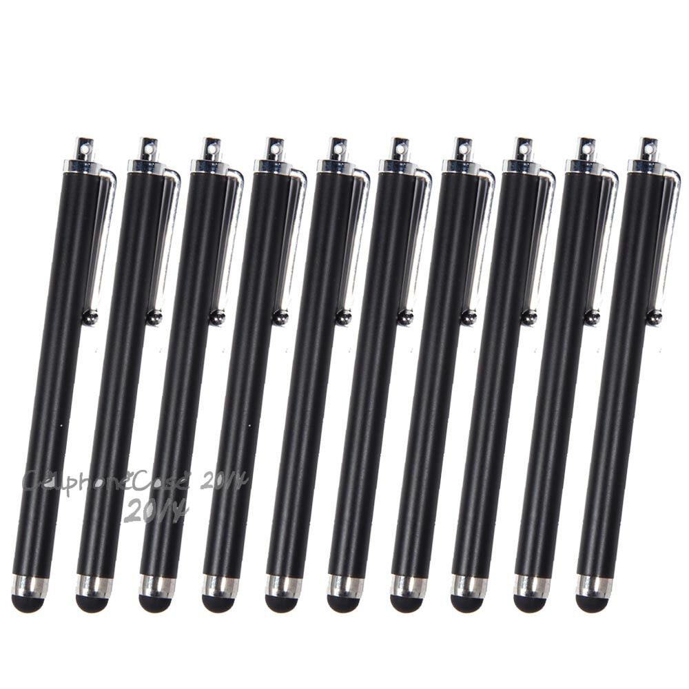 10 x Metal Universal Stylus Touch Pens for Android Ipad Tablet Iphone PC black